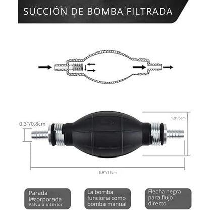 BOMBA SUCCIONADORA - Para cualquier clase de líquido