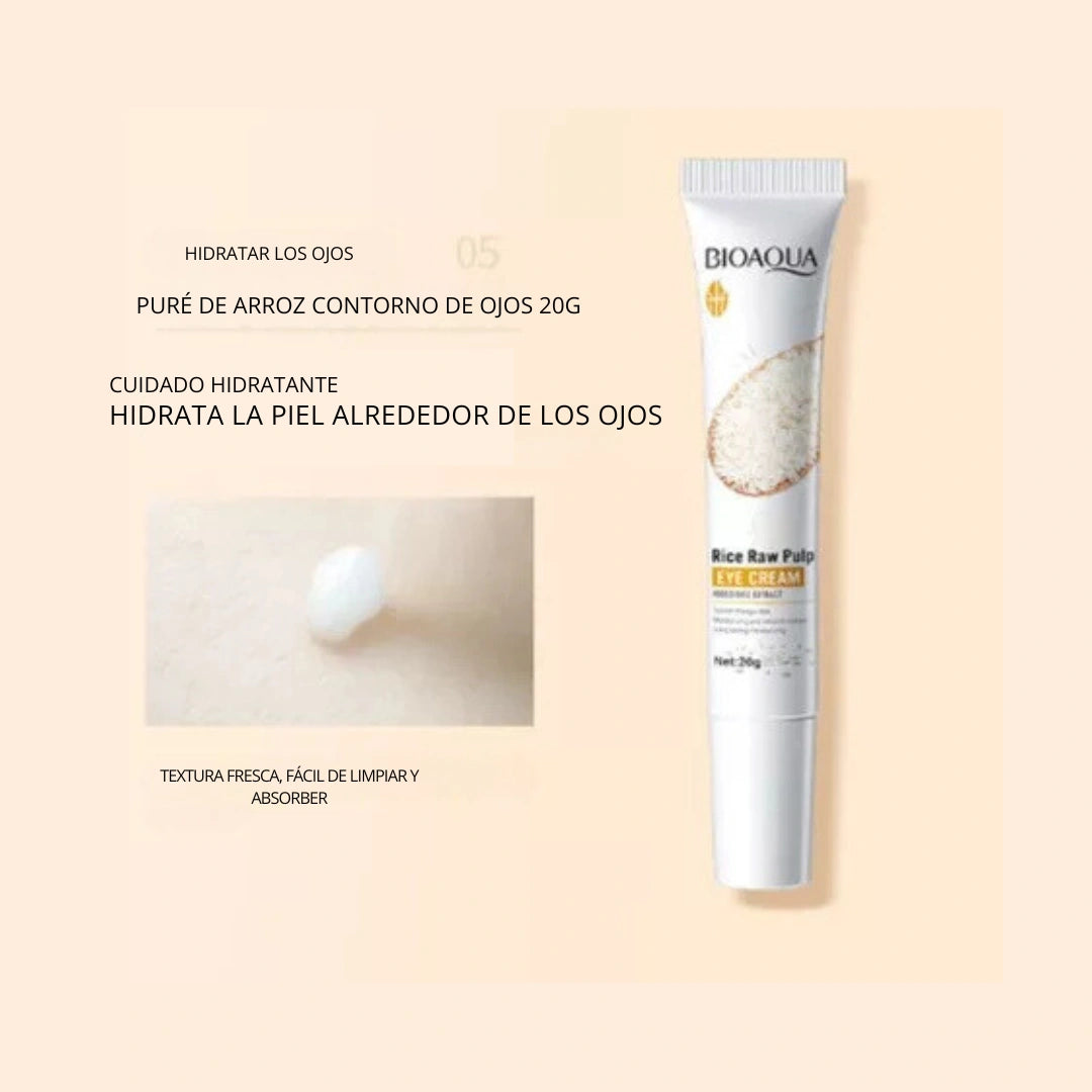 KIT ARROZ DE BIOAQUA - 6 PIEZAS + 1 PROTECTOR SOLAR "PENSAMOS EN TU BELLEZA"