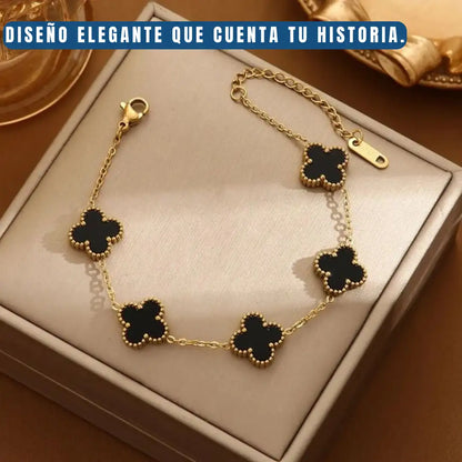 Lucky Clover - Pulseras de trébol para mujer