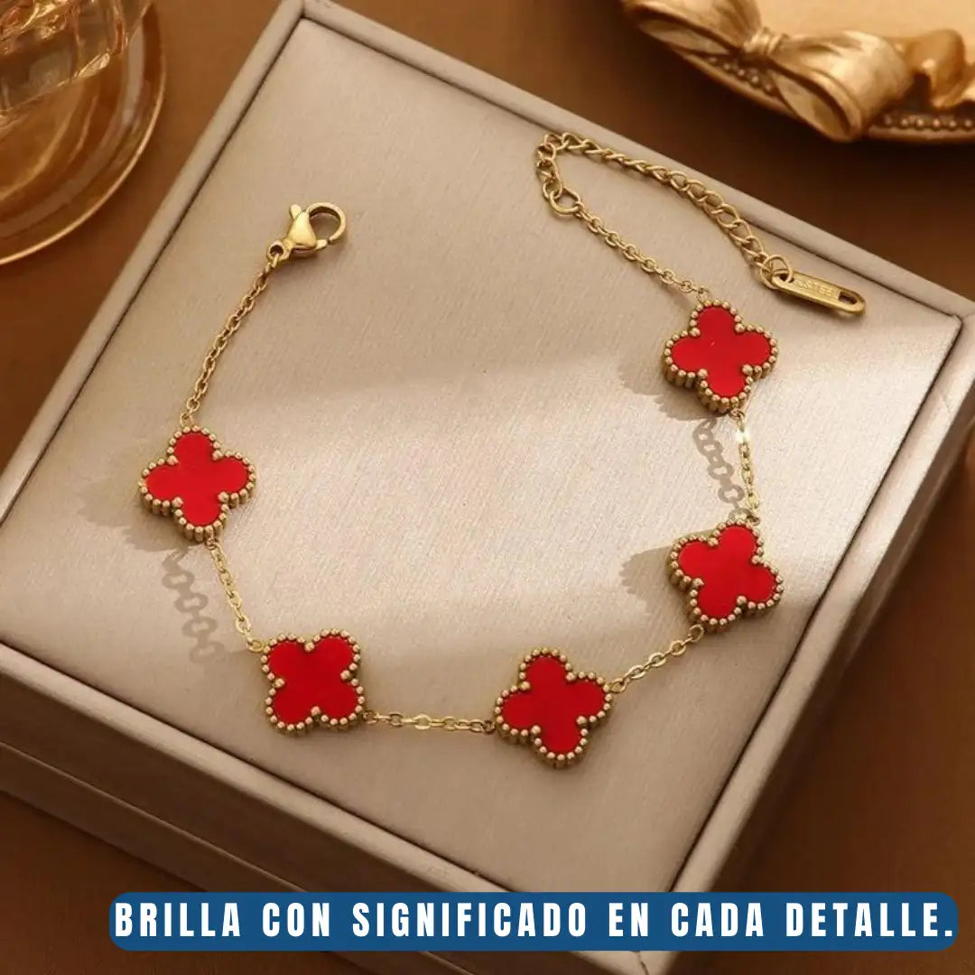 Lucky Clover - Pulseras de trébol para mujer